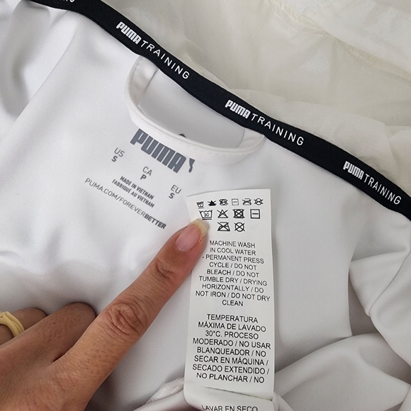 NEW Puma Train Rain Jacket, S, White - Picture 13 of 14